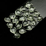 Load image into Gallery viewer, Faceted Green Amethyst Heart Shape Beads, Natural Green Amethyst Hand Carved Heart Charms for Jewelry Making, Heart Shape Briolette's, 13 MM