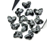 Load image into Gallery viewer, AAA Black Jasper Butterfly Shape Beads, Natural Black Jasper Hand Carved Butterfly Briolettes, Gemstone Carvings, 13 MM Mini Butterfly Charm