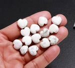 Load image into Gallery viewer, AAA Howlite Smooth Heart Shape Beads, White Howlite Jewelry Making Loose Heart Beads, Wholesale Beads, 12 MM