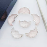 Load image into Gallery viewer, 2,3,4,5,6 Pcs Natural Rose quartz  faceted eagle Shape gemstone, Faceted Hand Carved eagle gemstone, fancy Shape Gemstone,16X10 mm