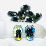 Load image into Gallery viewer, 1 Pair, 100% Natural Labradorite Slipper Shape Gemstone, Carved Gemstone, Loose Gemstone, Slipper Shape Gemstone, Carved Slippers, 18X11 mm