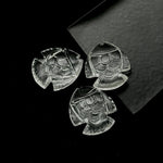 Load image into Gallery viewer, Natural Crystal Quartz Fish Shape Gemstone, Clear Quartz Fish Shape Stone, Wholesale Fish Carved Gemstones, Fish Charms Beads, 19X21 MM