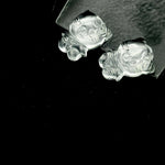 Load image into Gallery viewer, Carved Cat Shape Stone, Hello City Stone, Natural Crystal Quartz Flat Back Hand Carved Cat, 20 MM Carved Kity Shape Stone, 1 Piece