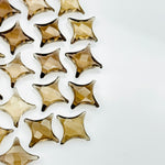 Load image into Gallery viewer, Natural Smokey Quartz Ninja Star Shape Carving Beads, Fancy Star Shape Gemstone Beads, 11X15 MM Jewelry Making Star Shape Briolettes Beads