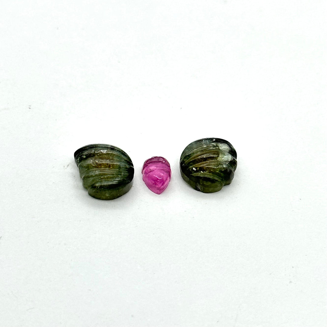 Natural tourmaline Butterfly Shape Carving, Hand carved tourmaline Butterfly loose carving, carved butterfly jewelry for Making 21x9mm.