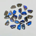 Load image into Gallery viewer, 2,3,4,5,6 Pcs 100% Natural Labradorite Clouds Shape Jewellery Making Loose Gemstone, Faceted Gemstone, Gemstone For Jewellery 12X7 mm