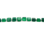 Load image into Gallery viewer, Natural Green Aventurine Nuggets Shape Beads, Aventurine Tumble Shape Gemstone Beads, 6X8-7-9MM, 8" Faceted Jewelry Making Loose Beads