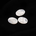 Load image into Gallery viewer, 1 Pc Pearl Cameo Angel Carved Stone, Mother of Pearl Cameo Angel Structure Gemstone, Luster Pearl Carvings, 25 MM