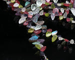 Load image into Gallery viewer, AAA+ Multi Gemstone Leaf Shape Beads, Hand Craved Leaf Shape Beads for Jewelry Making, Natural Gemstone Carvings, 4" Strand, 7-13 MM