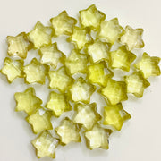 Natural Lemon Quartz Star Shape Briolettes, Lemon Quartz Hand Carved Star Beads, Loose Wholesale Star for Jewelry Making, 10 MM Star Charms