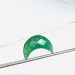 Load image into Gallery viewer, 2,3,4,5 Pcs Natural Green Strawberry  Faceted Hand Carved Moon Shape Briolettes,  faceted Carved Moon Shape Gemstone For Jewellery, 17 mm