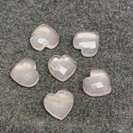 Load image into Gallery viewer, 2,3,4,5 Pcs Natural Rose Quartz Heart Shape Gemstone, Faceted Carving Gemstone, 10 MM Heart Shape Briolette's Beads For Jewelry, Charm Beads