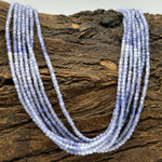 Load image into Gallery viewer, Natural Tanzanite Box Shape Beads, 2 MM Tanzanite Shaded Gemstone Beads, 12 Inches Cube Shape Faceted Loose Beads Strand for Jewelry Making