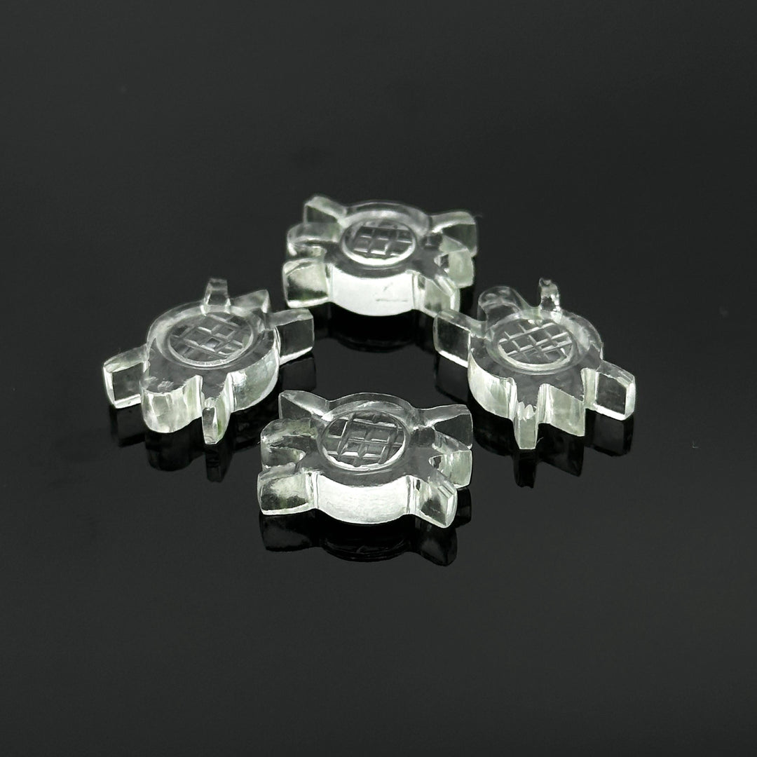 Natural Crystal Quartz Turtle Shape Carving, AAA Clear Crystal Turtle Shape Gemstone, 16 MM Loose Gemstones, Harmony in Stone, Healing Stone