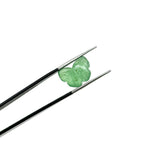 Load image into Gallery viewer, AAA Green Strawberry Butterfly Shape Beads, Natural Strawberry Quartz Hand Carved Butterfly Briolettes, Gemstone Carvings, 13 MM Loose Beads