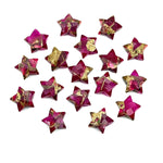 Load image into Gallery viewer, New Hot Pink Copper Turquoise Star Shape Beads, Pink Turquoise Faceted Star Beads, Hand Carved Gemstone Beads, Star Charms for Jewelry 10 MM