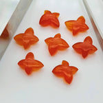 Load image into Gallery viewer, Natural Carnelian Butterfly Shape Briolettes Beads, Hand Carved Smooth Butterfly Gemstone Beads, Jewelry Making Loose Beads, 13X9-14X10 MM