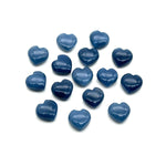 Load image into Gallery viewer, AAA Blue Opal Heart Beads: Carved Gemstone Briolettes, 10mm