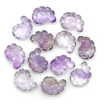 Load image into Gallery viewer, AAA+ Pink Amethyst Carved Shell Beads, Hand Carved Snail Shell Shape Gemstone, Seashell Charm, 16 MM Beach Shell Beads For Jewelry Making