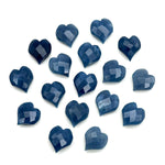 Load image into Gallery viewer, AAA Blue Opal Heart Shape Beads, Blue Opal Faceted Heart Shape Briolette's, Hand Carved Heart Charms for Jewelry Making, 13 MM, Opal Beads