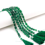 Load image into Gallery viewer, Natural Green Aventurine Nuggets Shape Beads, Aventurine Tumble Shape Gemstone Beads, 6X8-7-9MM, 8" Faceted Jewelry Making Loose Beads