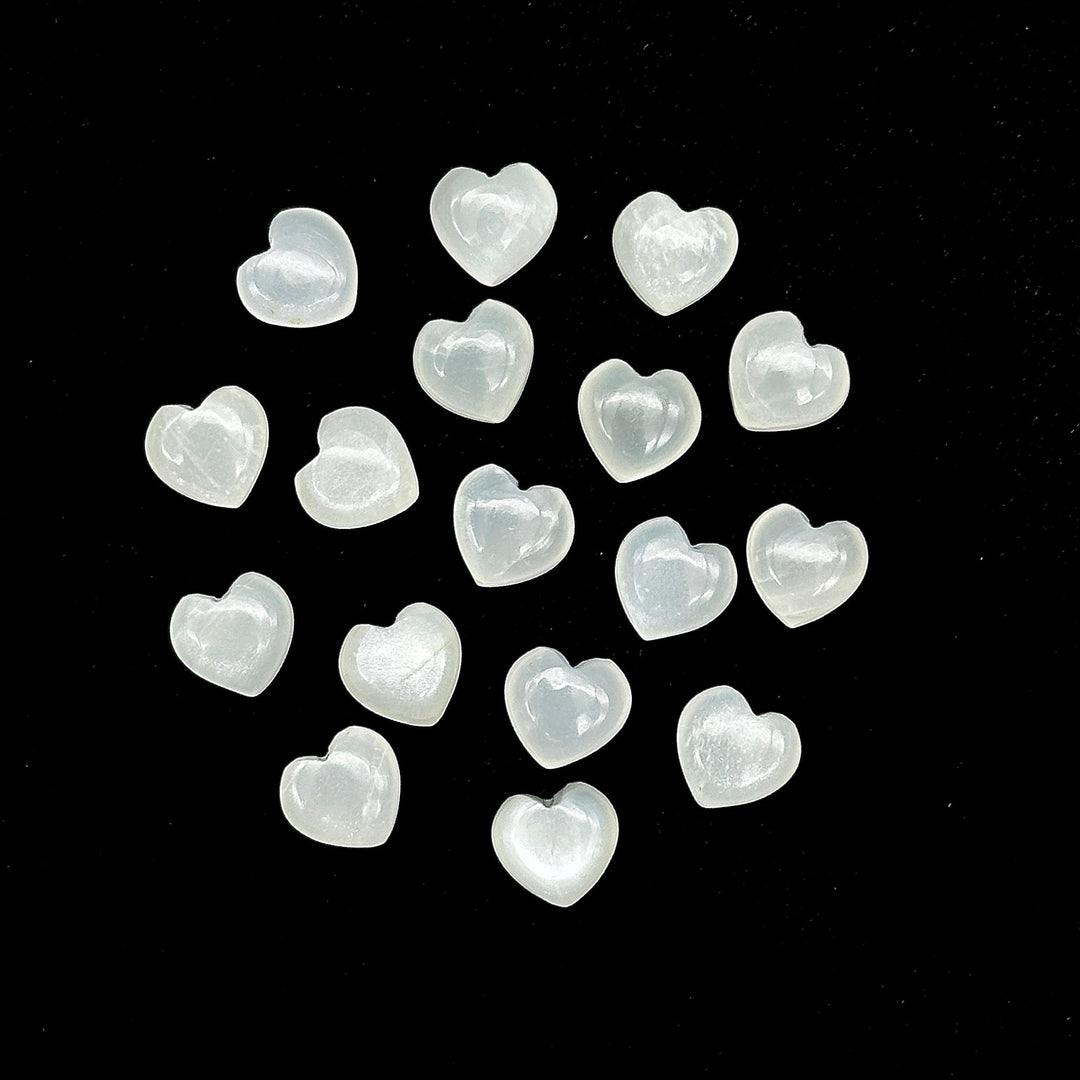 Natural White Moonstone Heart Shape Briolette's, Smooth Heart Shape Beads, Hand Carved Gemstones, Jewelry and Craft Wholesale Beads 8 MM