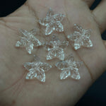Load image into Gallery viewer, AAA Clear Crystal Quartz Star Fish Shape Beads, Natural Crystal-Clear Fish Shape Carved Gemstones, Star Fish Carvings, Rare Findings, 20 MM
