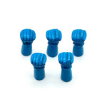 Load image into Gallery viewer, Blue Turquoise Hand Fist Charm: 27mm Carved Hamsa for Jewelry