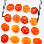 Load image into Gallery viewer, Natural Carnelian Carved Evil Eye Gemstone, Healing Carnelian Gemstone Beads, Evil Eye Charm Beads For Jewelry Making, Carving Beads 10X12MM