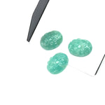Load image into Gallery viewer, Amazing Amazonite Carved Oval Shape Beads, Hand Carved Gemstone Beads, Loose Carving Beads 12X16 MM Amazonite Oval Charms For Jewelry Making