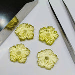 Load image into Gallery viewer, 2,3,4,5,6 pcs 100% Natural Lemon Quartz Fancy Shape Carved Gemstone, Loose Gemstone, Fancy Shape Gemstone For Jewlery, Carved Gemstone 16mm