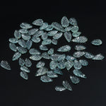 Load image into Gallery viewer, Gorgeous AAA Quality Natural Aquamarine Leaf Shape Carved Loose Gemstone, Leaf Carving For Jewellery 9-12 mm