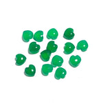 Load image into Gallery viewer, Natural Green Onyx Heart Shape Beads, Green Onyx Heart Shape Charms, Mini Plain Heart Briolette's for Jewelry Making, 8 MM Green Charms