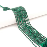 Load image into Gallery viewer, Natural Malachite Faceted Round Beads, AAA Green Malachite Micro Faceted Beads for Jewelry Making, Loose Wholesale Beads, 3 MM 12.5 Inches