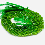 Load image into Gallery viewer, Natural GREEN TOURMALINE Faceted Round Gemstone Beads, 16", 2 MM Green Tourmaline Round Beads, Jewelry Making Wholesale Loose Gemstone Beads