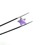 Load image into Gallery viewer, Purple Amethyst Carved Star Shape Briolettes, Natural Amethyst Faceted Star Shape Beads, Wholesale Beads for Jewelry, 12 MM, AAA Amethyst