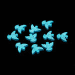 Load image into Gallery viewer, Turquoise Dove Bead, Hand Carved Bird Gemstone, Jewelry Making (12X13 MM) 1 pc