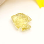 Load image into Gallery viewer, Mini Lemon Quartz Fish Shape Stone, Natural Lemon Quartz Fish Charms for Jewelry Making, 18 MM