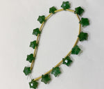 Load image into Gallery viewer, Natural Green Aventurine Star Shape Briolettes, Hand Carved Faceted Star Shape Beads, Wholesale Loose Star Carving Beads for Jewelry, 10 MM