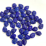 Load image into Gallery viewer, AAA Quality 2,3,4,5 Pcs 100% Natural Lapis Lazuli Leaf Shape Briolettes Carving Gemstone,Leaf Shape Gemstone,Gemstone For Jewellery 8.5X6mm