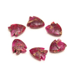 Load image into Gallery viewer, Pink Turquoise Fish Shape Beads ~ Hand Carved Mohave Turquoise Fish Gemstone Charms ~ Jewelry Making Loose Wholesale Beads, 15X18 MM