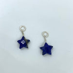 Load image into Gallery viewer, Lapis Lazuli Star Charm: 925 Silver Pendant Bead (10mm)