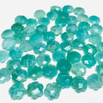 Load image into Gallery viewer, 2,3,4,5 Pcs Natural Amazonite Hand Carved Flower Shape - Carved Flower Shape Gemstone For Jewelry - Flower Shape Wholesale Gemstone - 10 mm