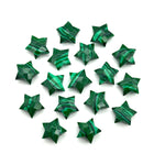 Load image into Gallery viewer, Hand Carved Malachite Star Beads: Faceted 10mm Briolettes