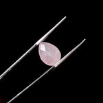 Load image into Gallery viewer, AAA+ Quality Rose Quartz Faceted Pear Shape Beads, 9X12 MM Natural Rose Quartz Briolette's Beads, Matched Pairs, Jewelry Making Beads