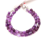 Load image into Gallery viewer, Natural Amethyst Faceted Tumble Beads, 8 MM Purple Amethyst Nuggets Shape Beads, 8" Strand Fancy Jewelry Making Beads Loose Purple Beads