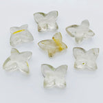 Load image into Gallery viewer, Natural Golden Rutile Carving Beads, Hand Carved Butterfly Shape Gemstone Beads, Smooth Butterfly Fancy Beads For Jewelry 13X9-14X10 MM