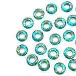 Load image into Gallery viewer, Amazing Copper Turquoise Donut Shape Gemstones, Turquoise Donut Carving, Healing Gemstone Beads, 12 mm Blue Turquoise Donut Smooth Beads