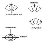 Load image into Gallery viewer, Black Onyx Evil Eye Beads, Natural Hand Carved Beads, Black Onyx Eye Shape Gemstone Beads, Evil Eye Protection Gemstone Beads, 10X12 MM