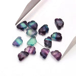Load image into Gallery viewer, AAA Rainbow Fluorite Clouds Shape Beads, Multi Fluorite Faceted Cloud Beads, Carved Cloud Gemstone Charms, 12 MM, Loose Carved Briolettes
